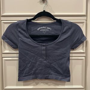 3 for 30! 📍blue cropped shirt📍